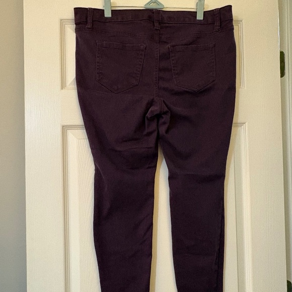 Purple jeans Lane Bryant Size 14P - Picture 4 of 5